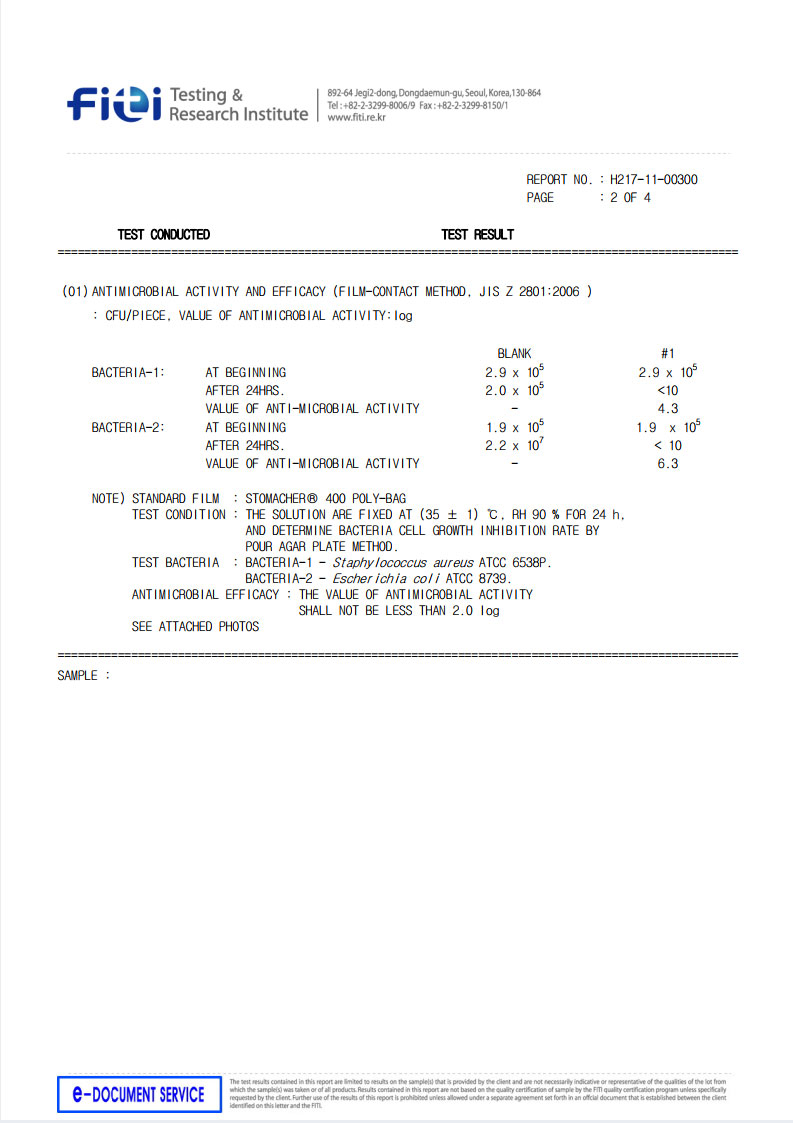 Anti-BacteriaTestreport